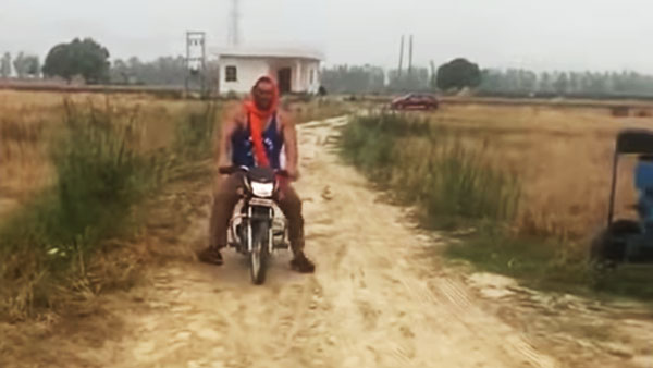 హీరో బైకుపై ప్రయాణించిన గ్రేట్ ఖలీ [వీడియో]