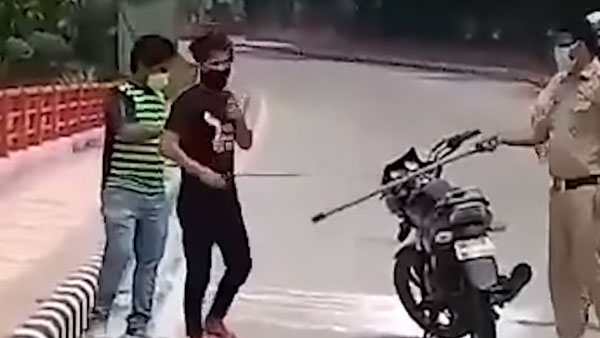 లాక్‌డౌన్ ఉల్లంఘించిన వారికి కొత్త పనిష్మెంట్ [వీడియో]