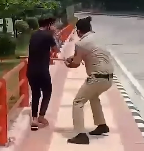 లాక్‌డౌన్ ఉల్లంఘించిన వారికి కొత్త పనిష్మెంట్ [వీడియో]