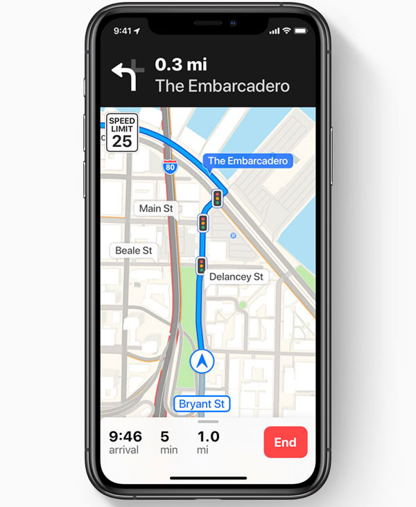 ఇప్పుడు సైకిల్ & ఎలక్ట్రిక్ వెహికల్ రూట్స్ కోసం ఆపిల్ మ్యాప్