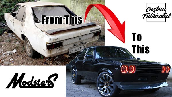 కొత్త లుక్ లో కనిపిస్తున్న మోడిఫైడ్ కాంటెస్సా కారు [వీడియో]