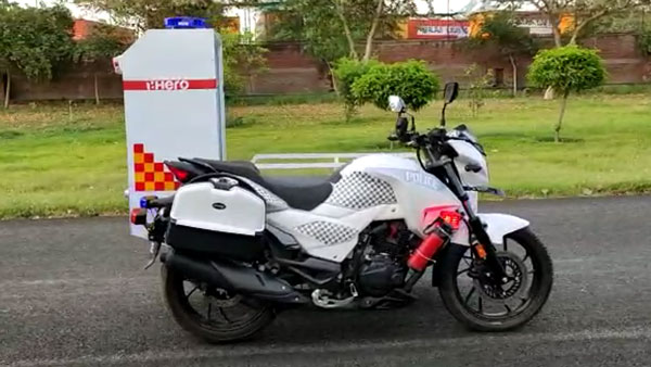 ఫస్ట్ రెస్పాండర్ మోటార్ సైకిళ్లను అందించిన హీరో మోటోకార్ప్