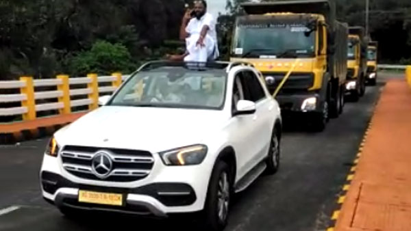 మరోసారి కరోనా లాక్‌డౌన్ ఉల్లంఘించి రోడ్ షో చేసిన మార్బుల్ డీలర్