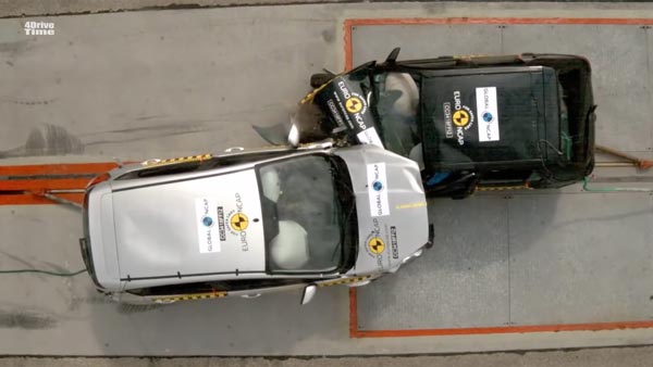 క్రాష్ టెస్ట్లో పాత కార్లు నుజ్జు నుజ్జు అయిపోయాయ్, ఇప్పటి కార్లే బెస్ట్! క్రాష్ టెస్ట్లో పాత కార్లు నుజ్జు నుజ్జు అయిపోయాయ్, ఇప్పటి కార్లే బెస్ట్!