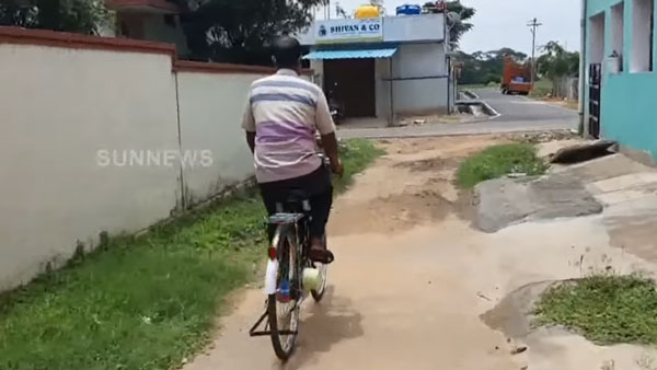 కొడుకు ఇచ్చిన ఐడియాతో తండ్రి సృష్టించిన ఎలక్ట్రిక్ సైకిల్ ; చూసారా..!