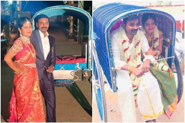 లగ్జరీ కార్లను కాదని ఎద్దులబండిలో ప్రయాణించిన కొత్త జంట.. ఎందుకో తెలుసా ?