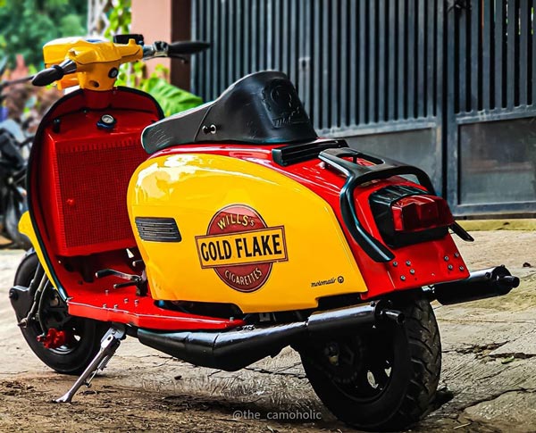 65 బిహెచ్‌పి శక్తినిచ్చే దేశంలోని ఏకైక ట్విన్ సిలిండర్ లాంబ్రేటా స్కూటర్.. ఇదే