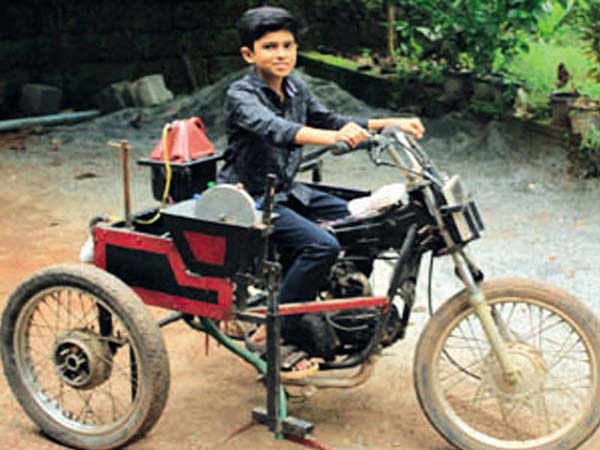 తాత కోసం బాలుడు చేసిన అద్భుత సృష్టి.. నిజంగా ఇది సూపర్ వెహికల్.. అదేంటో చూసారా ?