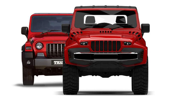 కొత్త 2020 మహీంద్రా థార్ కోసం డిసి డ్రెస్ కిట్