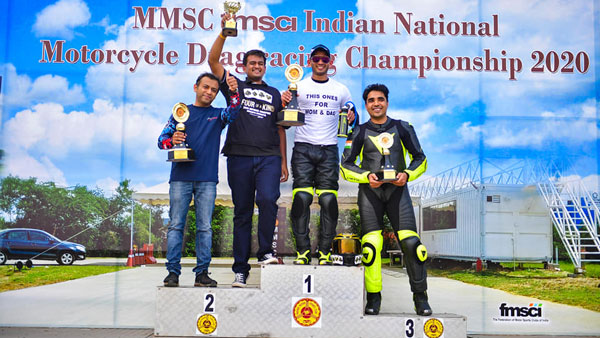 2020 ఇండియన్ నేషనల్ మోటార్‌సైకిల్ డ్రాగ్ ఛాంపియన్‌షిప్ విజేతగా హేమంత్ ముద్దప్ప