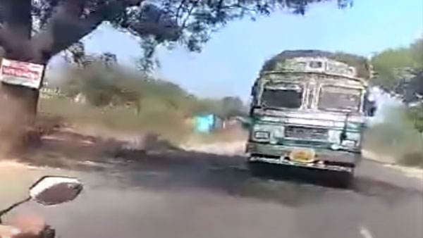 3 కి.మీ ట్రక్కుని రివర్స్ గేర్‌లో నడిపిన డ్రైవర్.. ఎందుకనుకుంటున్నారా, అయితే ఇది చూడండి