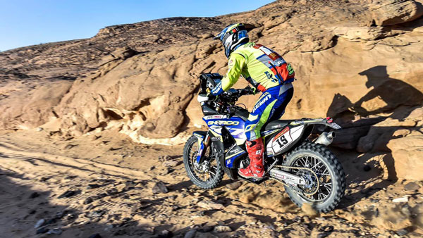 బ్రేకింగ్ ; 2021 డాకర్ ర్యాలీ నాల్గవ స్టేజ్‌లో కుప్పకూలిన సిఎస్ సంతోష్