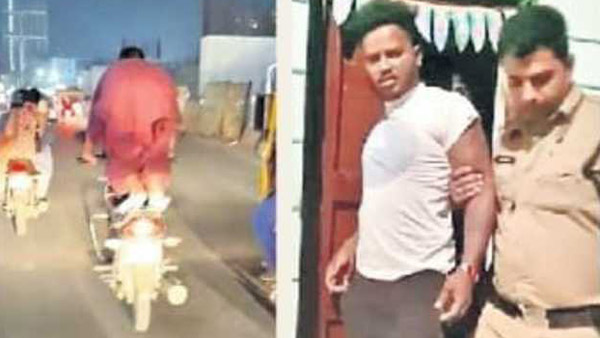 బైక్ స్టంట్ వీడియో చూసి పోలీసులకు పట్టుబడ్డ బైకర్