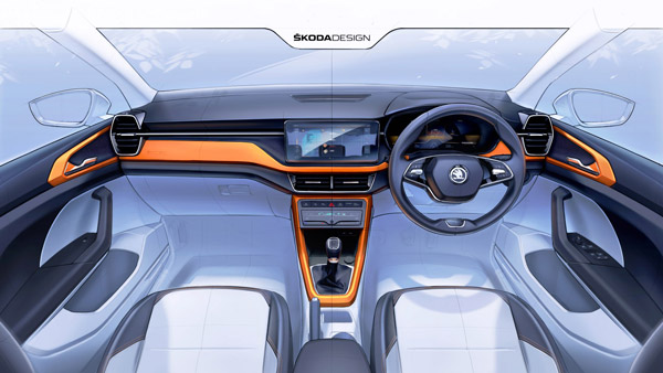 స్కొడా కుషాక్ ఎస్‌యూవీ అఫీషియల్ స్కెచ్ చిత్రాలు వెల్లడి; త్వరలోనే విడుదల