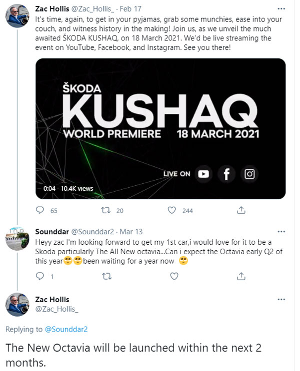 కొత్త 2021 స్కొడా ఆక్టేవియా లాంచ్ డీటేల్స్ వెల్లడి!