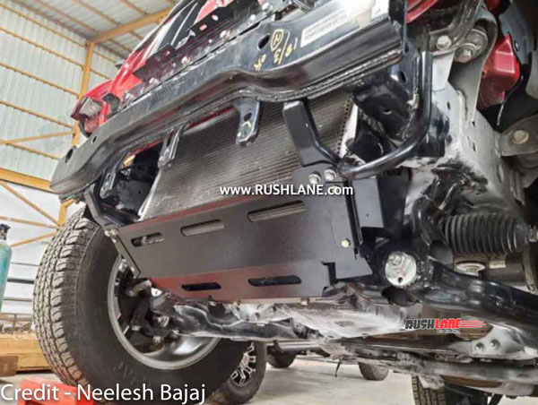 కొత్త స్కిడ్ ప్లేట్, ఇంజన్ గార్డ్‌తో వస్తున్న మహీంద్రా థార్ - డీటేల్స్