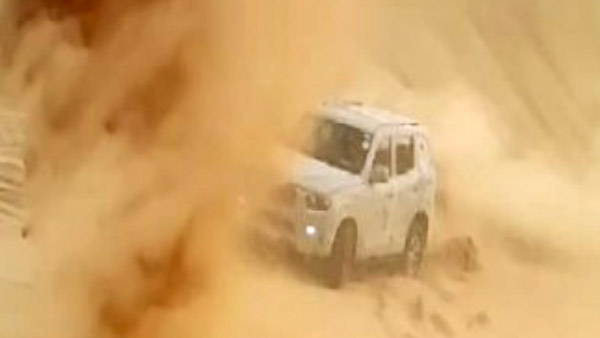 రాజస్థాన్ ఎడారిలో కొత్త తరం మహీంద్రా స్కార్పియో టెస్టింగ్: ఫొటో