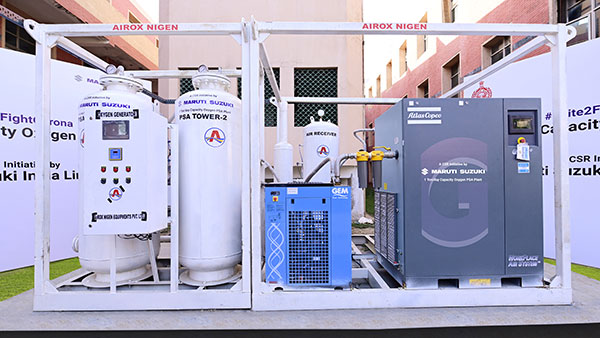 మరోసారి ఔదార్యం చాటుకున్న మారుతి సుజుకి; ప్రభుత్వాసుపత్రులలో 4 ఆక్సిజన్ ప్లాంట్ల ఏర్పాటు