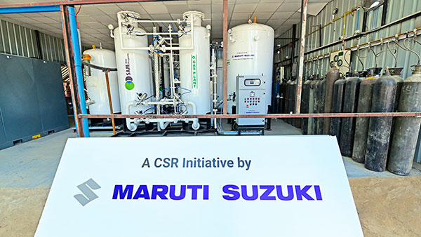 మరోసారి ఔదార్యం చాటుకున్న మారుతి సుజుకి; ప్రభుత్వాసుపత్రులలో 4 ఆక్సిజన్ ప్లాంట్ల ఏర్పాటు