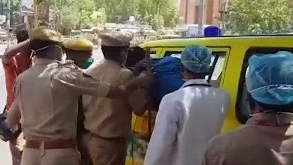 కర్ఫ్యూ సమయంలో పట్టుబడ్డారో.. ఇక అంబులెన్స్‌లోకే, ఎందుకంటే?