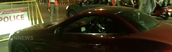 లాక్‌డౌన్‌లో డ్రంక్ అండ్ డ్రైవ్ చేస్తూ పట్టుబడ్డ బిజినెస్ మ్యాన్[వీడియో]