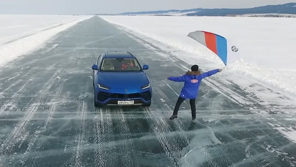 ఐస్‌పై అత్యంత వేగంగా పరుగులు తీసి సరికొత్త రికార్డ్ సృష్టించిన లాంబోర్ఘిని ఉరుస్!