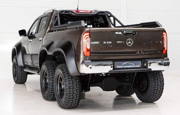6x6 పికప్ ట్రక్కుగా మారిన మెర్సిడెస్ బెంజ్ ఎక్స్-క్లాస్