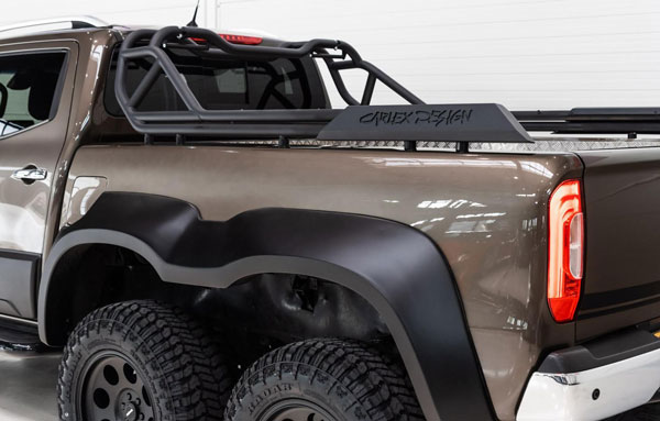 6x6 పికప్ ట్రక్కుగా మారిన మెర్సిడెస్ బెంజ్ ఎక్స్-క్లాస్