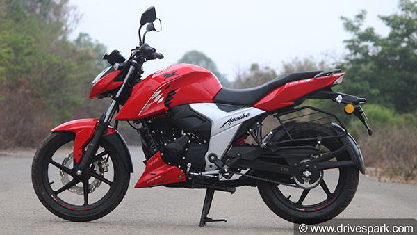 వడ్డీ లేని రుణం (నో కాస్ట్ ఈఎమ్ఐ)తో టీవీఎస్ అపాచీ ఆర్టీఆర్ 160 4వి