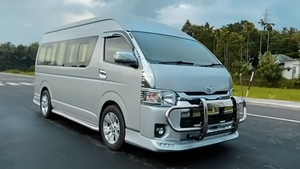 లగ్జరీ హోమ్‌గా మారిన Toyota Hiace MPV; వీడియో వైరల్ 