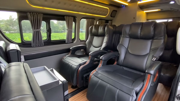 లగ్జరీ హోమ్‌గా మారిన Toyota Hiace MPV; వీడియో వైరల్ 