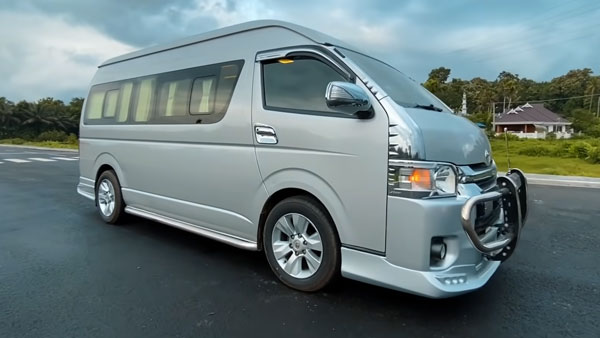 లగ్జరీ హోమ్‌గా మారిన Toyota Hiace MPV; వీడియో వైరల్ 