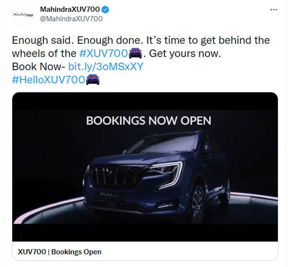 XUV700 బుకింగ్స్ ప్రారంభించిన Mahindra.. దీనిని ఎలా బుక్ చేసుకోవాలంటే?