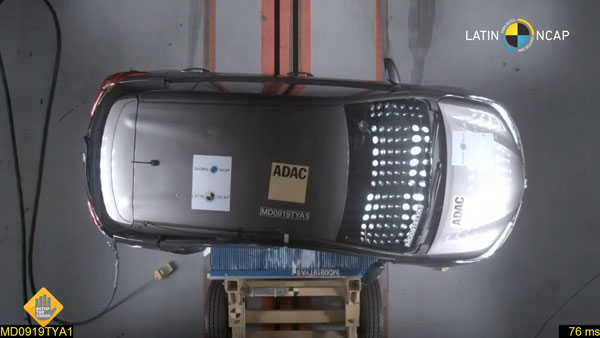 ఇదొక చెత్త కారు! క్రాష్ టెస్టులో Toyota Yaris కి 1-స్టార్ సేఫ్టీ రేటింగ్ !!