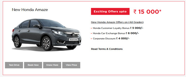 హోండా కార్లపై జనవరి 2022 డిస్కౌంట్స్.. ఏయో మోడల్‌పై ఎంతంటే..?