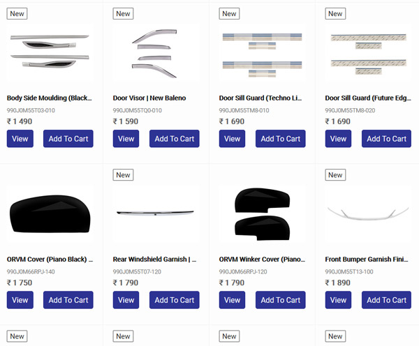 2022 Maruti Baleno మరింత ఆకర్షణీయంగా కనిపించడం కోసం.. కొత్త యాక్ససరీస్