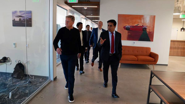 తెలంగాణాకు అమెరికన్ ఎలక్ట్రిక్ కార్ కంపెనీని తీసుకొచ్చిన కెటిఆర్, హైదరాబాద్‌లో Fisker Inc ఐటి సెంటర్!