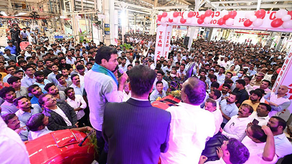 మహీంద్రా ట్రాక్టర్ ఉత్పత్తిలో రికార్డ్ బద్దలు కొట్టిన తెలంగాణ.. KTRపై ఆనంద్ మహీంద్రా కామెంట్స్