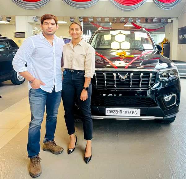 గీతా కుమారి ఫోగట్ ఖాతాలో చేరిన మహీంద్రా స్కార్పియో-ఎన్
