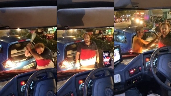 Honda Driver attacks on best bus