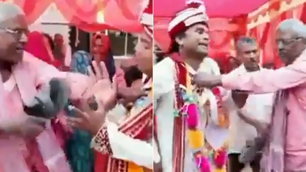 Groom Slapped 