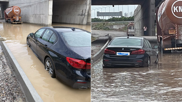 BMW-Car-stuck-in-Water