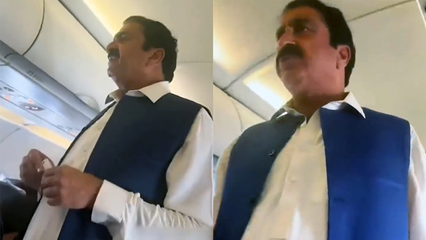 pakistan flight passenger collects donations