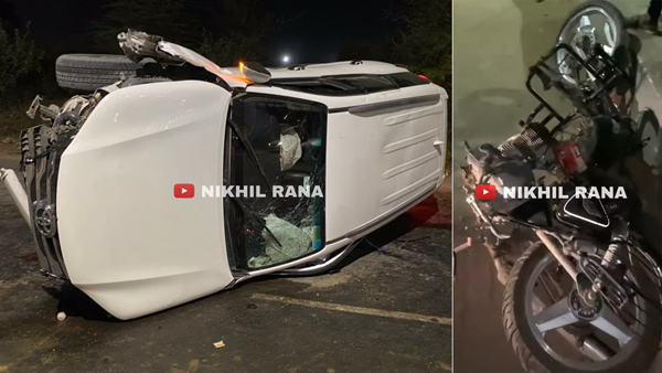 Toyota Fortuner hits royal Enfield 