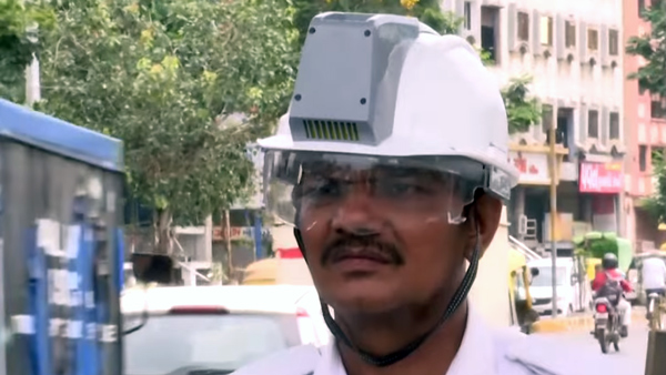 Ahmedabad traffic police will provide AC helmets Ahmedabad traffic police will provide AC helmets