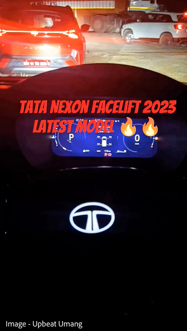 Tata Nexon facelift interior leaked 