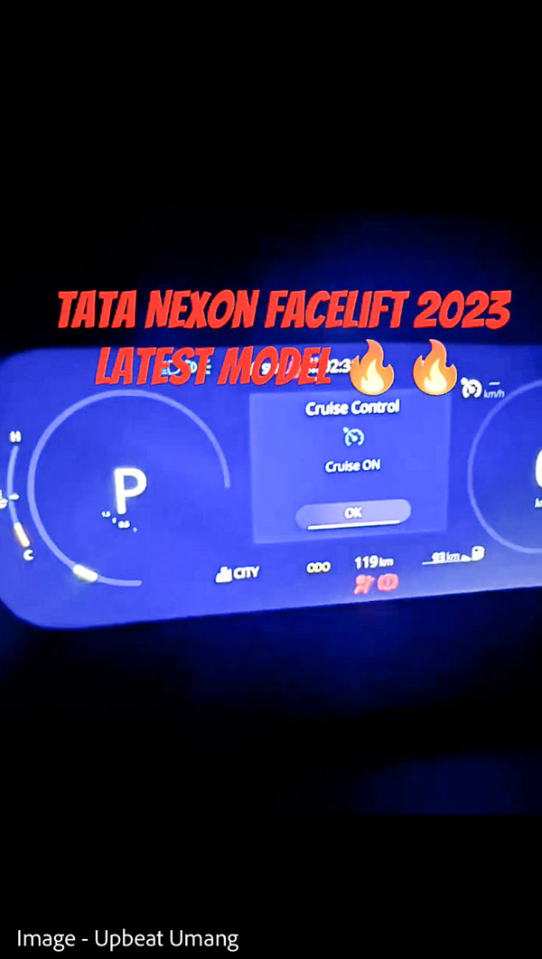Tata Nexon facelift interior leaked 