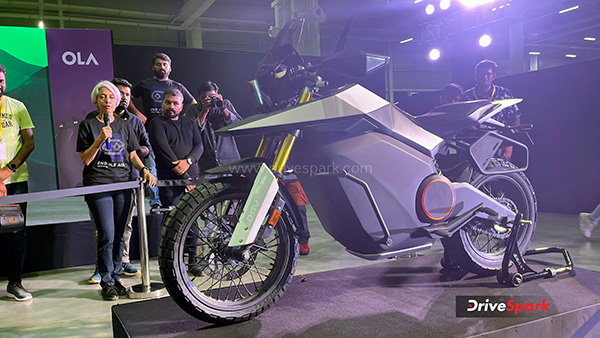 Ola Electric unveiled 4 electric bikes 