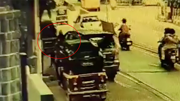  minor boy rams old man with Toyota Innova