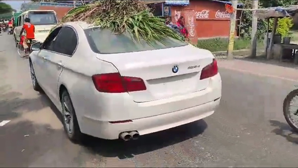 BMW 5 series car carried fodder BMW 5 series car carried fodder
